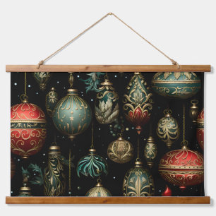 Tapiz Con Marco De Madera Twilight Ornament Garden Botanical