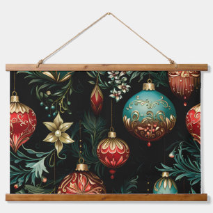 Tapiz Con Marco De Madera Twilight Ornament Garden Botanical