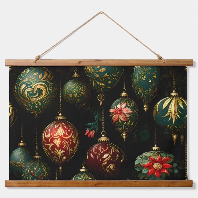 Tapiz Con Marco De Madera Twilight Ornament Garden Botanical (Anverso )