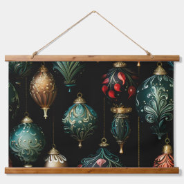 Tapiz Con Marco De Madera Twilight Ornament Garden Botanical