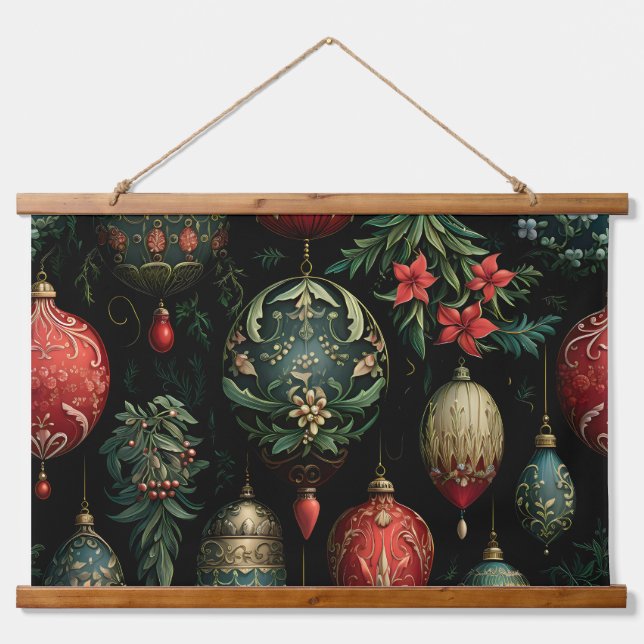 Tapiz Con Marco De Madera Twilight Ornament Garden Botanical (Anverso )