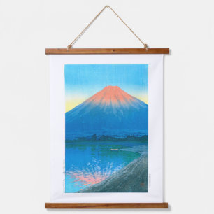 Tapiz Con Marco De Madera ukiyoe - hasui - Salto de verano nº 7 sobre el lag