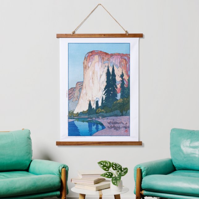 Tapiz Con Marco De Madera ukiyoe - Yoshida - 15 - El Capitan - (Sala de estar)