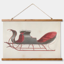 Un caballo abierto en Sleigh - Navidades