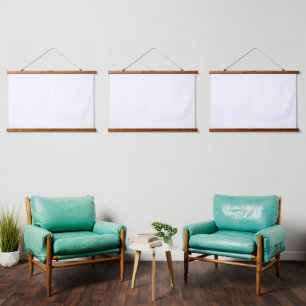 Tapiz Con Marco De Madera Un triángulo blanco, equilátero, centrado en un pl