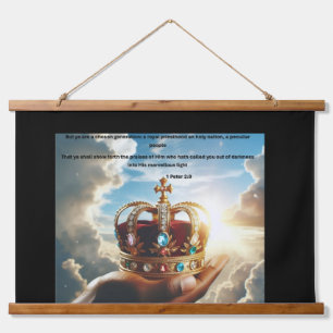 TAPIZ CON MARCO DE MADERA UNA GENERACIÓN ELEGIDA