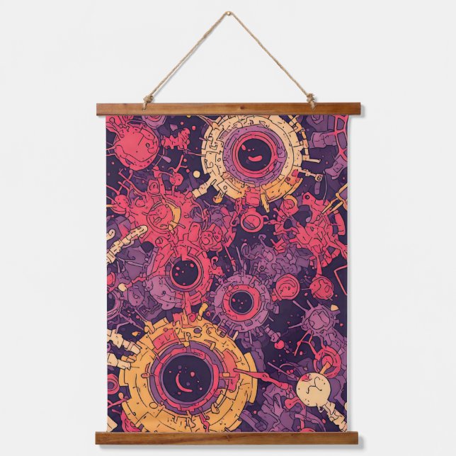 Tapiz Con Marco De Madera V-Pulse 6 (Anverso)