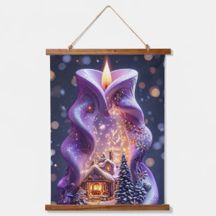 Tapiz Con Marco De Madera vela decorativa