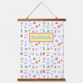 Tapiz Con Marco De Madera Vela y niños náuticos