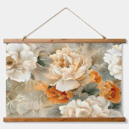 Tapiz Con Marco De Madera Velvet Fall Whispers Botánica