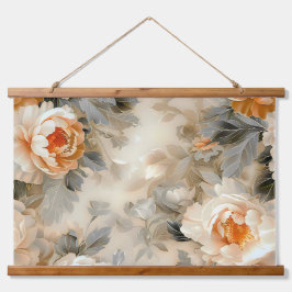 Tapiz Con Marco De Madera Velvet Fall Whispers Botánica