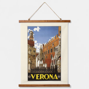 Tapiz Con Marco De Madera Verona Italia