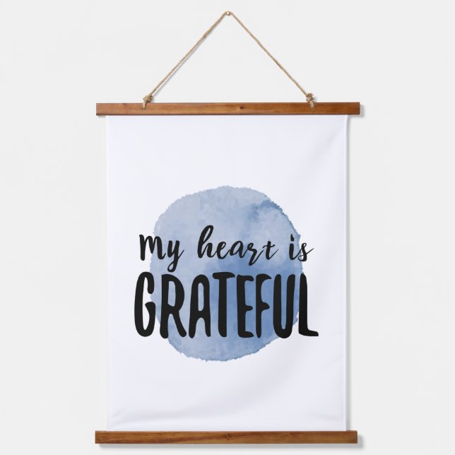 Tapiz Con Marco De Madera vibraciones positivas para la autoaceptación y el  (Anverso)