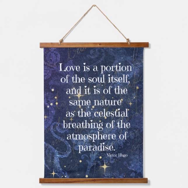 Tapiz Con Marco De Madera Victor Hugo Inspired (Anverso)