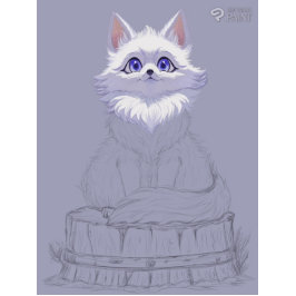 Tapiz Con Marco De Madera vida silvestre lindo Animales del bosque: Zorro, B