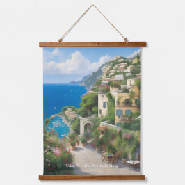 Tapiz Con Marco De Madera Villa Treville Positano Italia