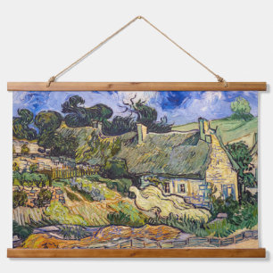 Tapiz Con Marco De Madera Vincent Van Gogh - Cabañas con Tejado en Cordevill