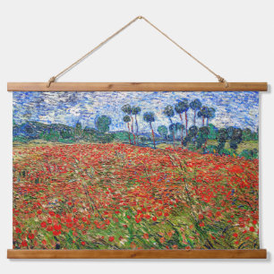 Tapiz Con Marco De Madera Vincent van Gogh - Campo de amapolas