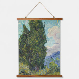 Tapiz Con Marco De Madera Vincent van Gogh - Cipreses