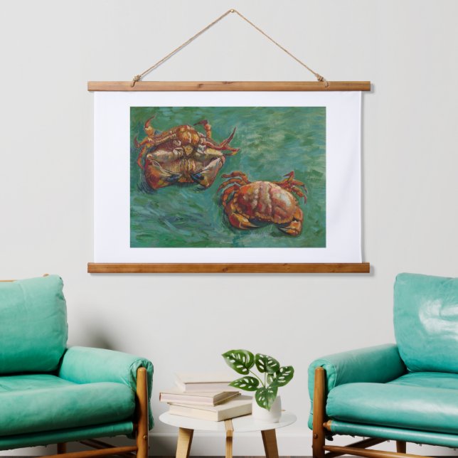 Tapiz Con Marco De Madera Vincent Van Gogh, Dos Cangrejos (Sala de estar)