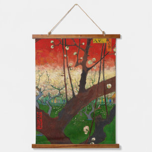 Tapiz Con Marco De Madera Vincent van Gogh - Huerta de ciruelos en flor