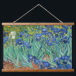 Tapiz Con Marco De Madera Vincent Van Gogh - Irises<br><div class="desc">Irises / Iris - Vincent Van Gogh,  1889</div>