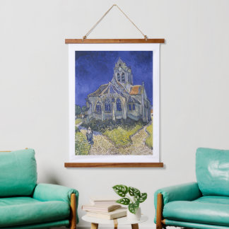 Tapiz Con Marco De Madera Vincent Van Gogh, la Iglesia de Auvers