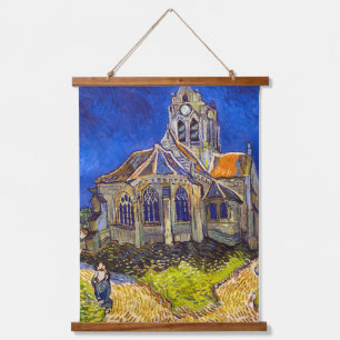 Tapiz Con Marco De Madera Vincent van Gogh - La Iglesia en Auvers