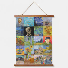 Tapiz Con Marco De Madera Vincent van Gogh - Piquetas maestras del mosaico