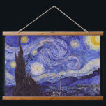 Tapiz Con Marco De Madera Vincent Van Gogh Starry Night Vintage Bella Artes<br><div class="desc">Vincent Van Gogh Starry Night Vintage Bella Artes</div>
