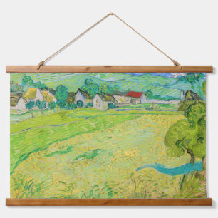 Tapiz Con Marco De Madera Vincent van Gogh - Vista de Vessenots cerca de Auv