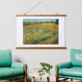 Tapiz Con Marco De Madera Vincent Van Gogh, Wheatfield, Korenveld