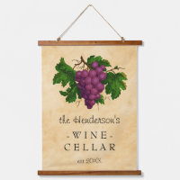Viñetería de uvas de vintage de bodega | Personali