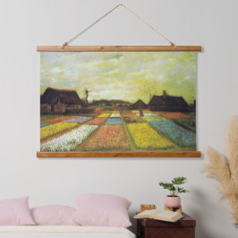 Tapiz Con Marco De Madera Vintage Van Gogh Tulip Fields