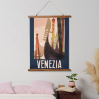 Vintage Venice Italy Gondola Travel