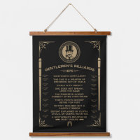 Vintage Victorian Billiard Wall Art