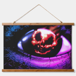 Tapiz Con Marco De Madera "Visión de Fuego"