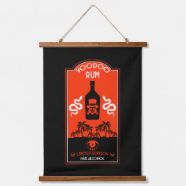 Tapiz Con Marco De Madera Voodoo Rum caribeño