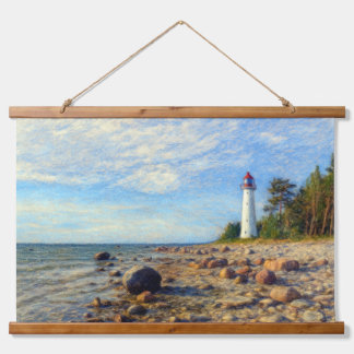 Tapiz Con Marco De Madera Vormsi Stillness