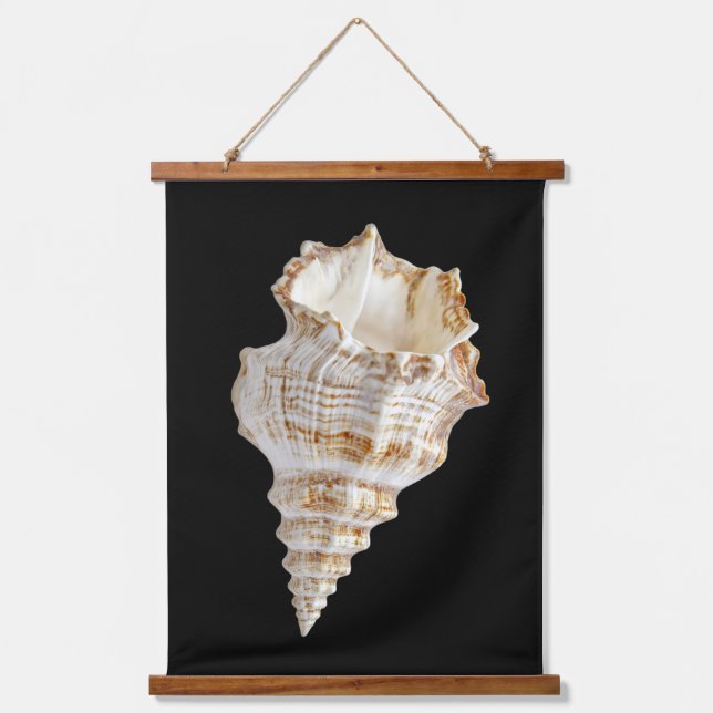 Tapiz Con Marco De Madera Wall Tapestry of Sea Shell (Anverso)