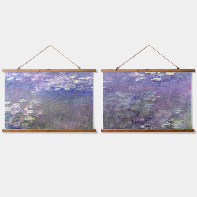 Tapiz Con Marco De Madera Water Lily Pond en Giverny, Claude Monet (Doble)