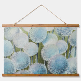 Tapiz Con Marco De Madera Watercolor del campo de deseos