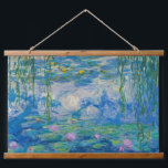 Tapiz Con Marco De Madera Waterlilies, 1916-1919, por Claude Monet<br><div class="desc">Claude Monet - Waterlilies,  1916-1919. Oscar-Claude Monet (1840-1926) fue un pintor francés y fundador de la pintura impresionista que es visto como un precursor clave del modernismo,  especialmente en sus intentos de pintar la naturaleza como lo percibió.</div>