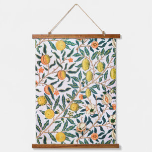 Tapiz Con Marco De Madera William Morris, árbol de frutas