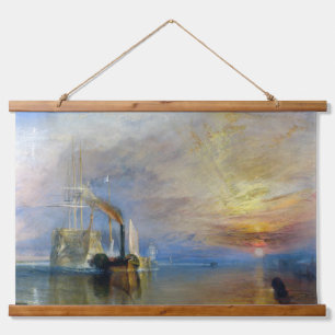 Tapiz Con Marco De Madera William Turner - El Temeraire luchador