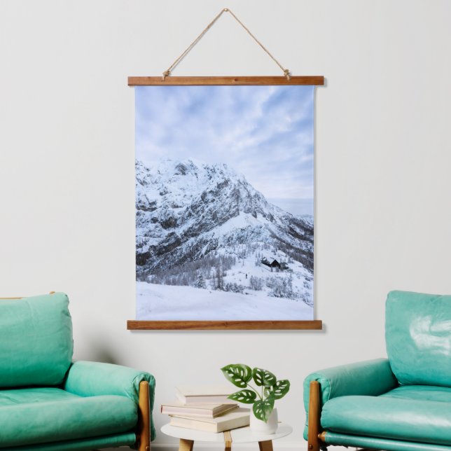 Tapiz Con Marco De Madera Winter wonderland explorer (Sala de estar)