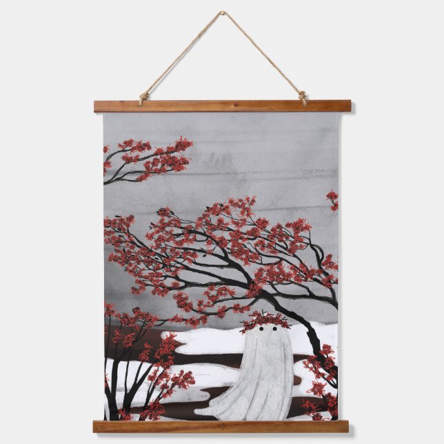 Tapiz Con Marco De Madera Witch Hazel Ghost (Anverso)