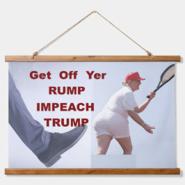 Tapiz Con Marco De Madera Wood Topped Wall Tapestry