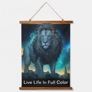 Tapiz Con Marco De Madera Wood Topped Wall Tapestry