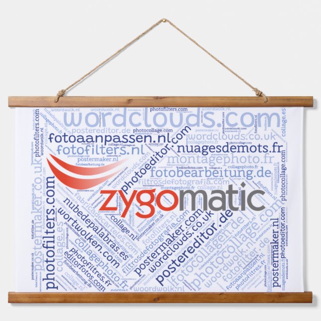 Tapiz Con Marco De Madera Wood Topped Wall Tapestry (landscape) (Anverso )